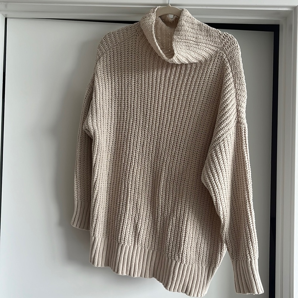 Oversized Turtleneck Sweater